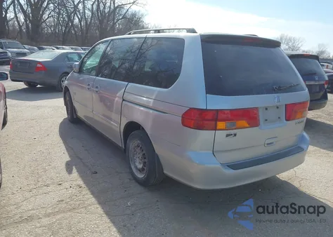2002 Honda Odyssey Ex z USA, uszkodzony, nr VIN 2HKRL186X2H525506